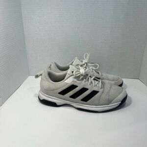 Adidas Classic White and Black Trainers